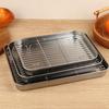 Removable Stainless Steel Baking Pan Non-Stick Oven Rack Portable BBQ Tray  for Cooking Roasting