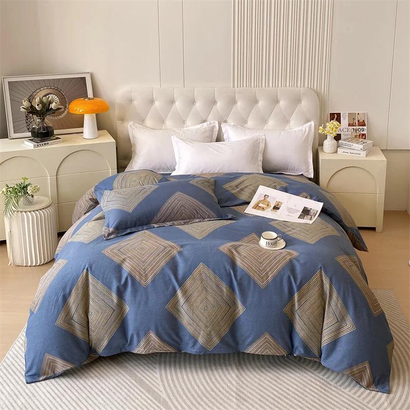 Vintage Floral Duvet Cover Boho Garden Style Comforter Cover with Zipper Queen Bedding for All Season Soft Breathable Easy Care