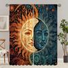 2pcs HD Digital Printed Curtains Home Decorating Style Decorating Living Room Bedroom Rodding Curtains Indian Yin Yang Avatar