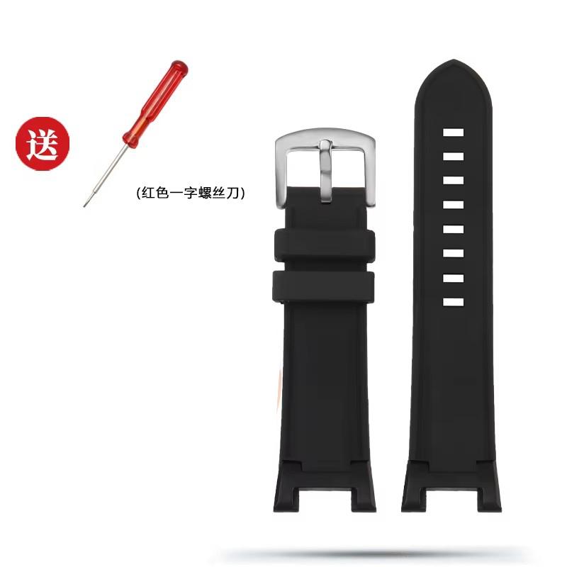 Modified Silicone Watchbands For Casio PROTREK Series PRW-7000 PRW7000 PRW-7000FC Rubber Watch Strap For Men With Tools Bracelet