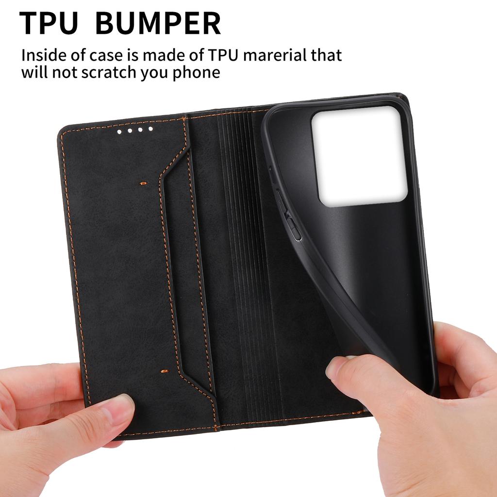 DF-05 For Xiaomi Redmi Note 13 Pro 5G/Poco X6 5G Case RFID Blocking Phone Cover Wallet