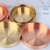 Vintage Round Tray Copper Storage Box Holder Container Dish Disc Home Decor Decoration by Jooan
