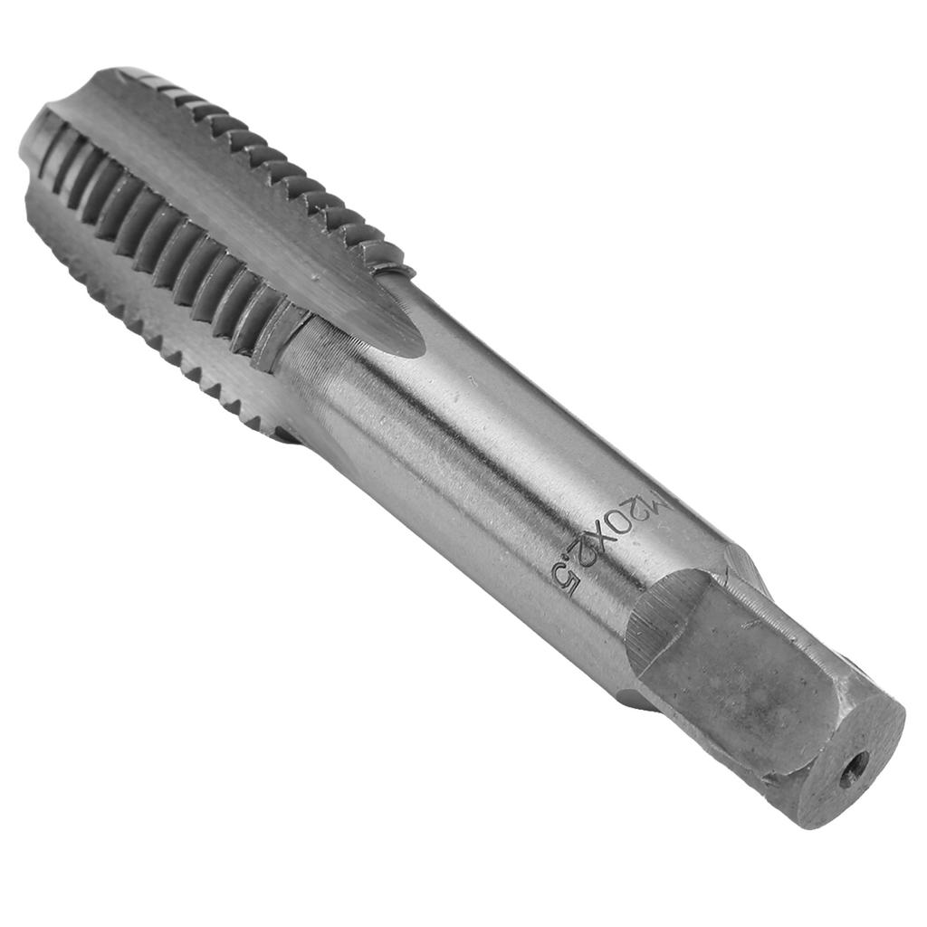 2pcs High Speed Steel Metric Thread Tap Straight Flutes Thread Tapping Tool Hand Thread TapM20x2.5