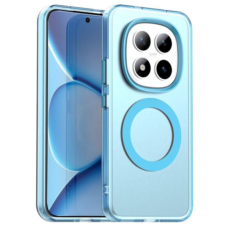Magnetic Wireless Charging Case For Xiaomi Redmi Note 15 Pro 5G Pro+ Plus Fusion Cover Candy Colors Transparent Shell Fundas