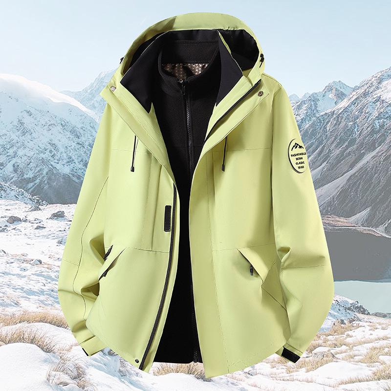 Wysokiej jakości wiatroszczelny, wodoodporny zestaw kurtek szturmowych 3 w 1 dla par