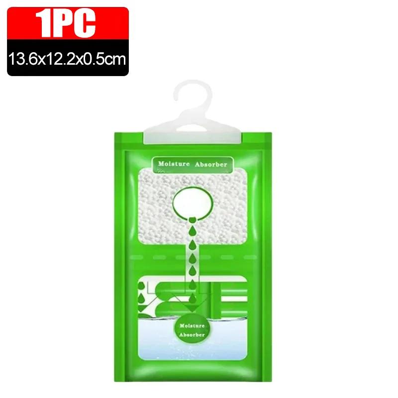 10-1Pcs Hanging Moisture Absorber Bags Dryer Student Dormitory Wardrobe Deodorant Water Absorbing Mold Proof Household Bags