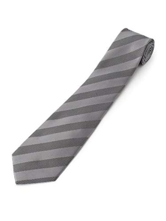 

Галстук Takeo Kikuchi Tango Stripe в 07001102 Сером 00 (Сделано в Японии) Мужской (312)