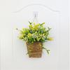 Elegante Wandbehänge Kranz Kunstblumen Korbkranz Wanddekorationen Perfekt für den täglichen Gebrauch Gartendekorationen