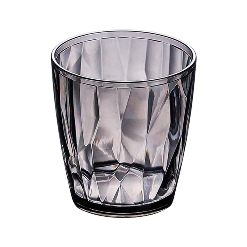 310ml/490ml Unbreakable Acrylic Drinking Glasses Shatterproof Water Cup Reusable Fruit Juice Beer Cup Champagne Drinking Cup