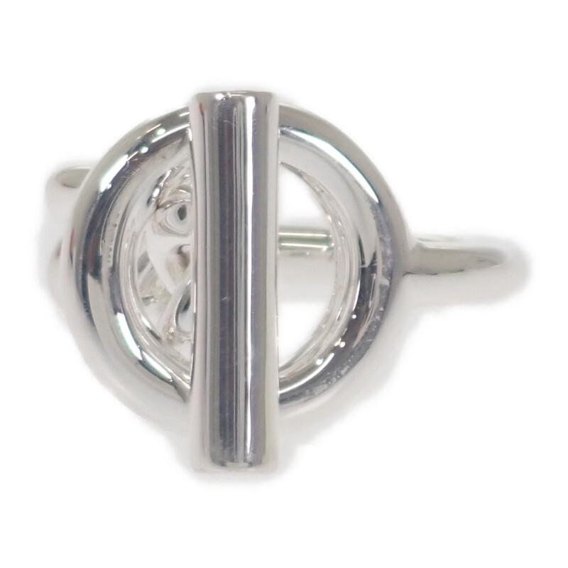 HERMES  #10.5(JP Size) 52  ring Silver925 Women