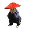 Adult Stuffed Mushroom Shape Hat Christmas Party Plush Hat Adult Carnivals Photography Hat Halloween Party Festival Hat