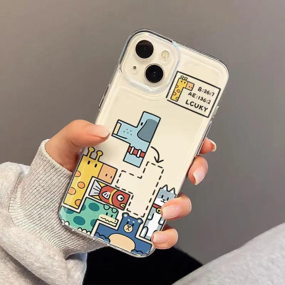 Cute Animal Cartoon Little Pig Case for IPhone 15 14 13 12 11 16 17 Pro Max IPhone 15 14 16 Plus Shockproof Transparent Cover