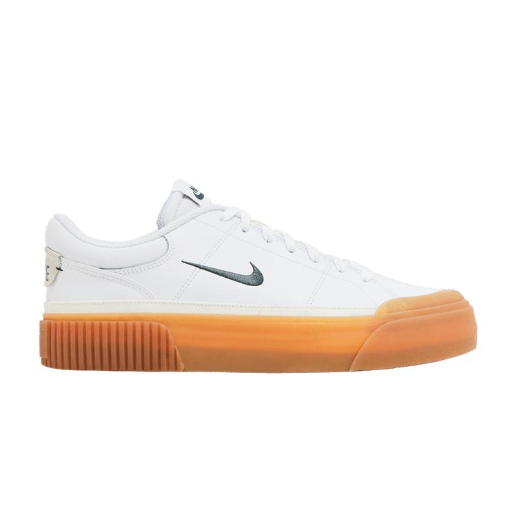 Nike Court Legacy Lift White Vintage Green Gum (Women s) 35.5