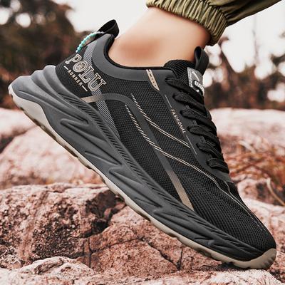 Meias esportivas respiráveis Flyknit da moda primavera/outono masculinas