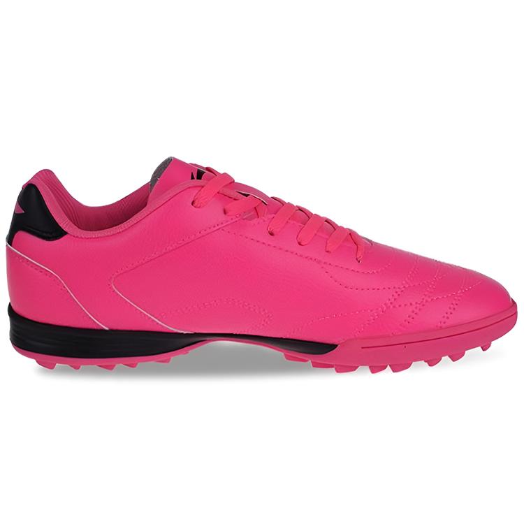 Li Ning TF Turf Cushioning Slip Resistant Abrasion Resistant Soccer Shoes Men's Pink ASTQ011-4