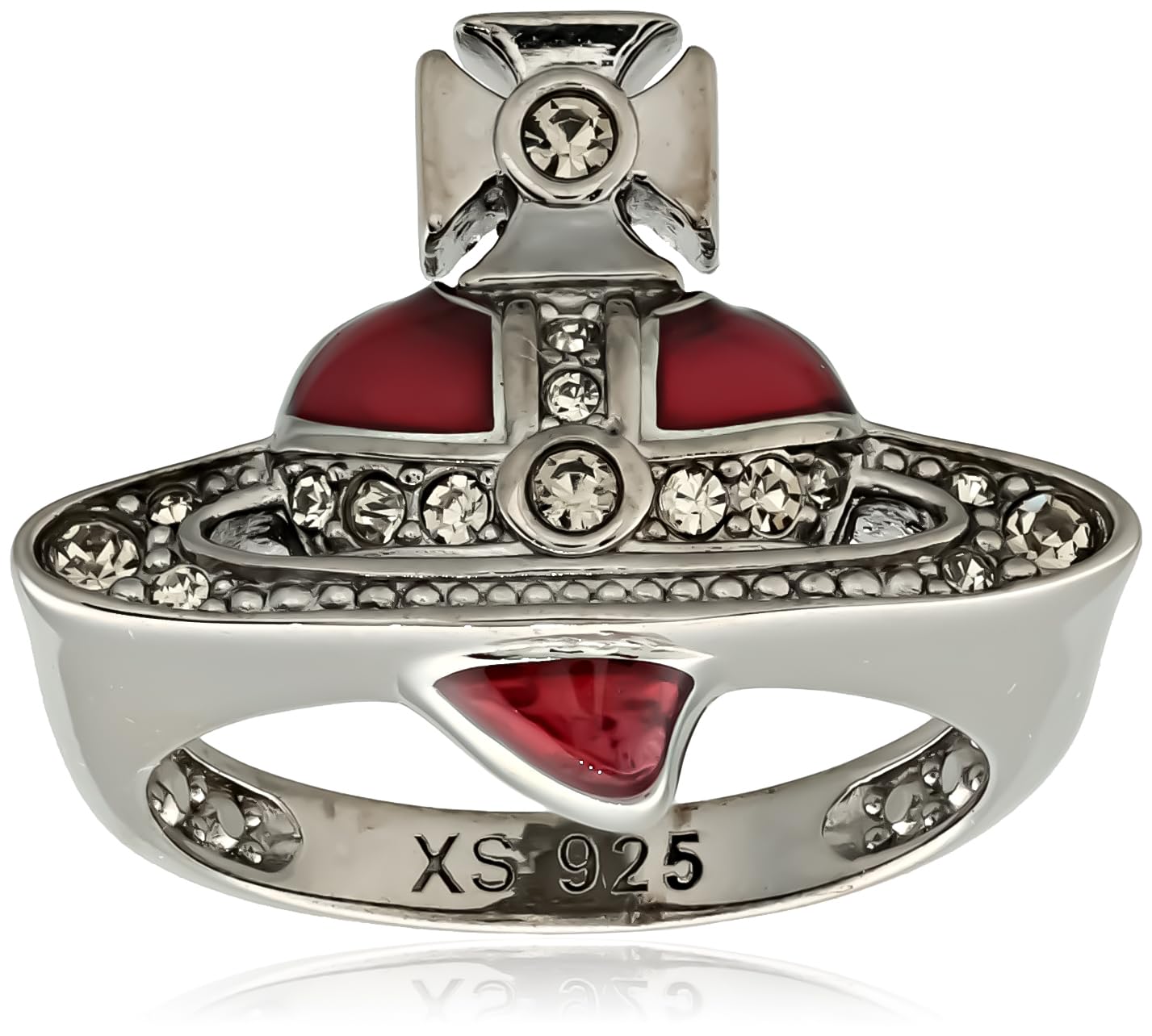 

Кольцо DIAMANTE HEART 10 размер XS латунь [Vivienne Westwood] прибл.. 6404016Z/01S325 [Предмет]