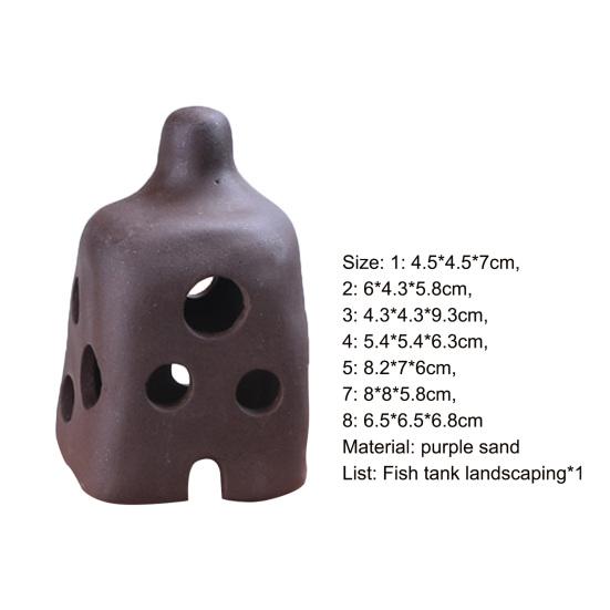 Fish Hideout Purple Sand Jar Fish Shrimps Breeding Habitat Aquarium Landscaping Decoration Aquarium
