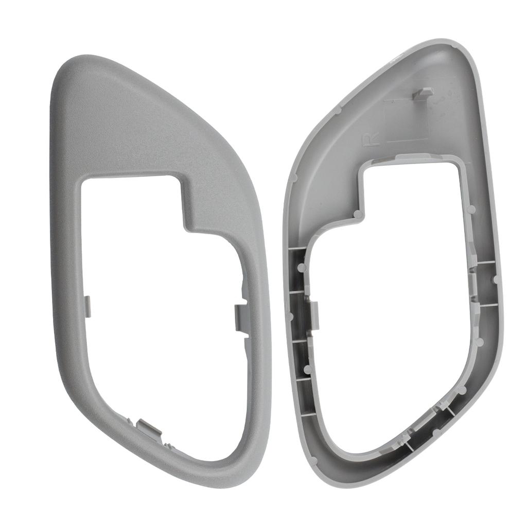 15708080 15708079 Interior Door Handle Trim Bezels Gray for Chevy GMC Truck Auto Interior