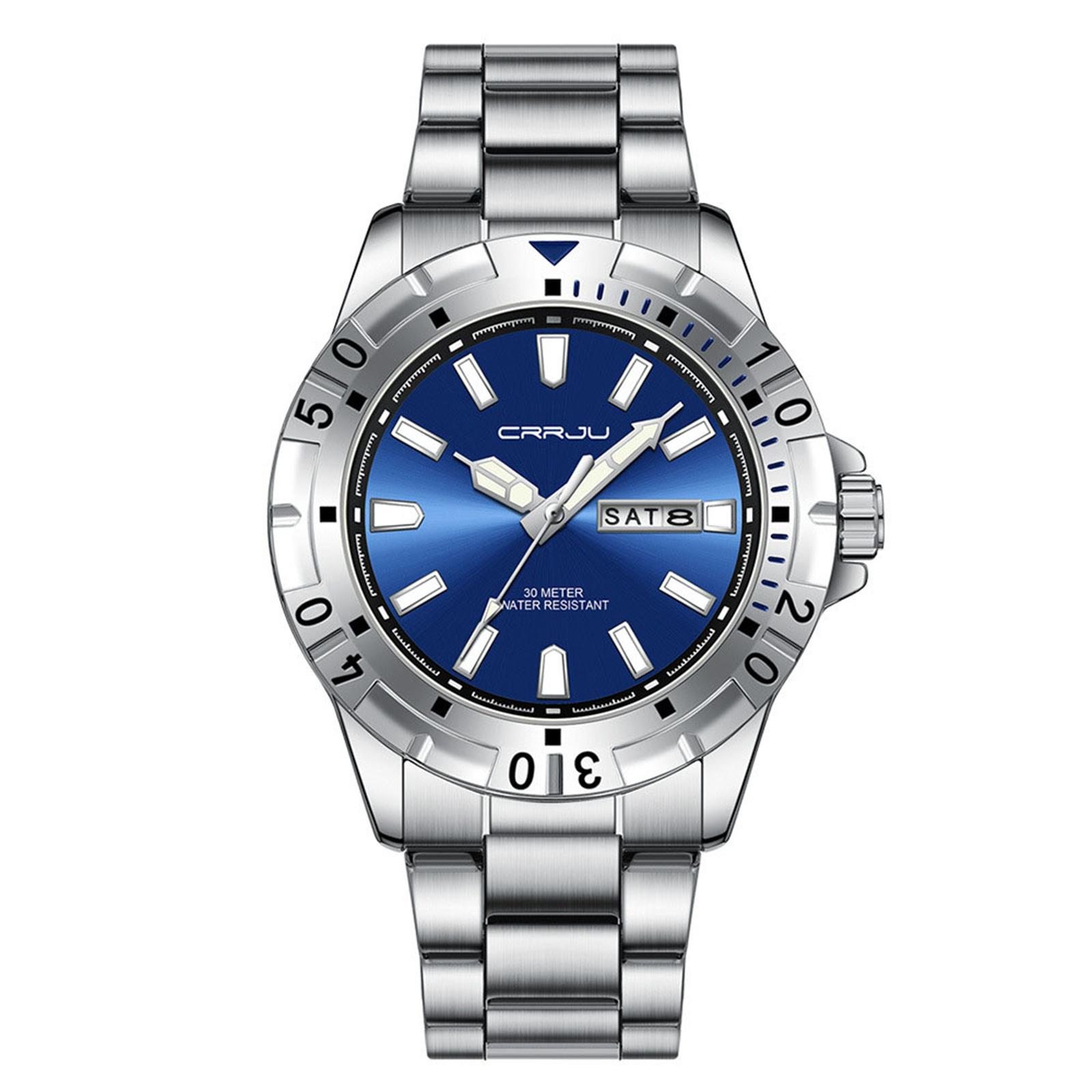 

Men s Waterproof Luminous Running Alarm Clock Watch One Size