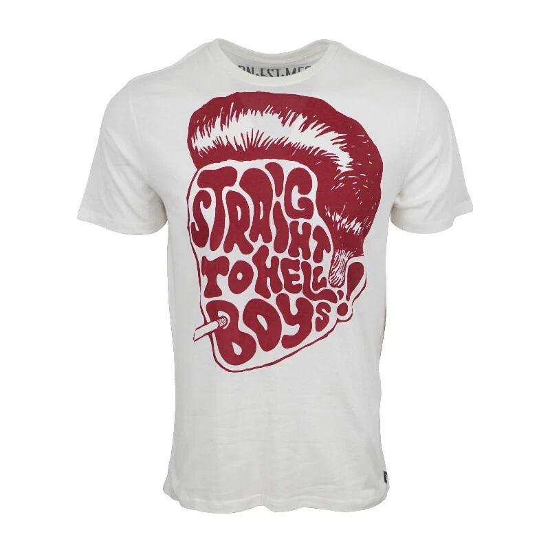 Iron Fist Straight To Hell Unisexs T Shirt White S