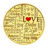 Valentine's Day gift, 520, love rose commemorative coin, coin, 52 languages, Qixi, gift for girlfriend, confession gift, hand gift