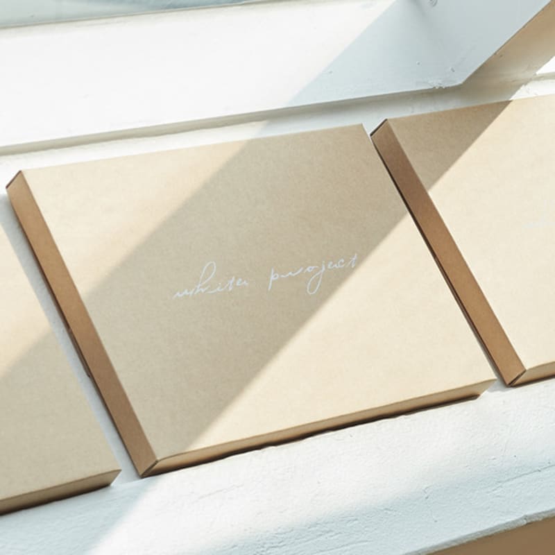 White Project VIRGIN WOOL CARDIGAN MUFFLER [4COLOR]