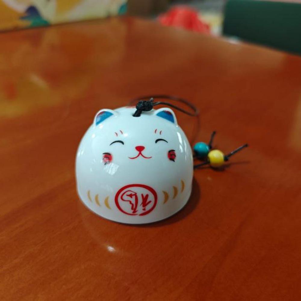 

Ceramics Lucky Cat Ceramic Wind Lucky Cat Room Wall Pendant U Disk Pendant Firmware F