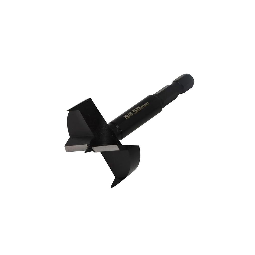 SK11 (SK11) Quick-Cut Woodworking Bore Bit, 9mm Hex Shank, 50mm Hole Diameter X 90mm Length, SSKW-50