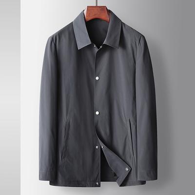 Giacca Primaverile e Autunnale con Risvolto Edizione Lavoro Mezza Età e Giovanile Lusso Leggero Business Casual Top Sottile