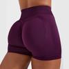 Seamless yoga pants high waist peach buttocks tight yoga shorts outside sports running fitness pants women