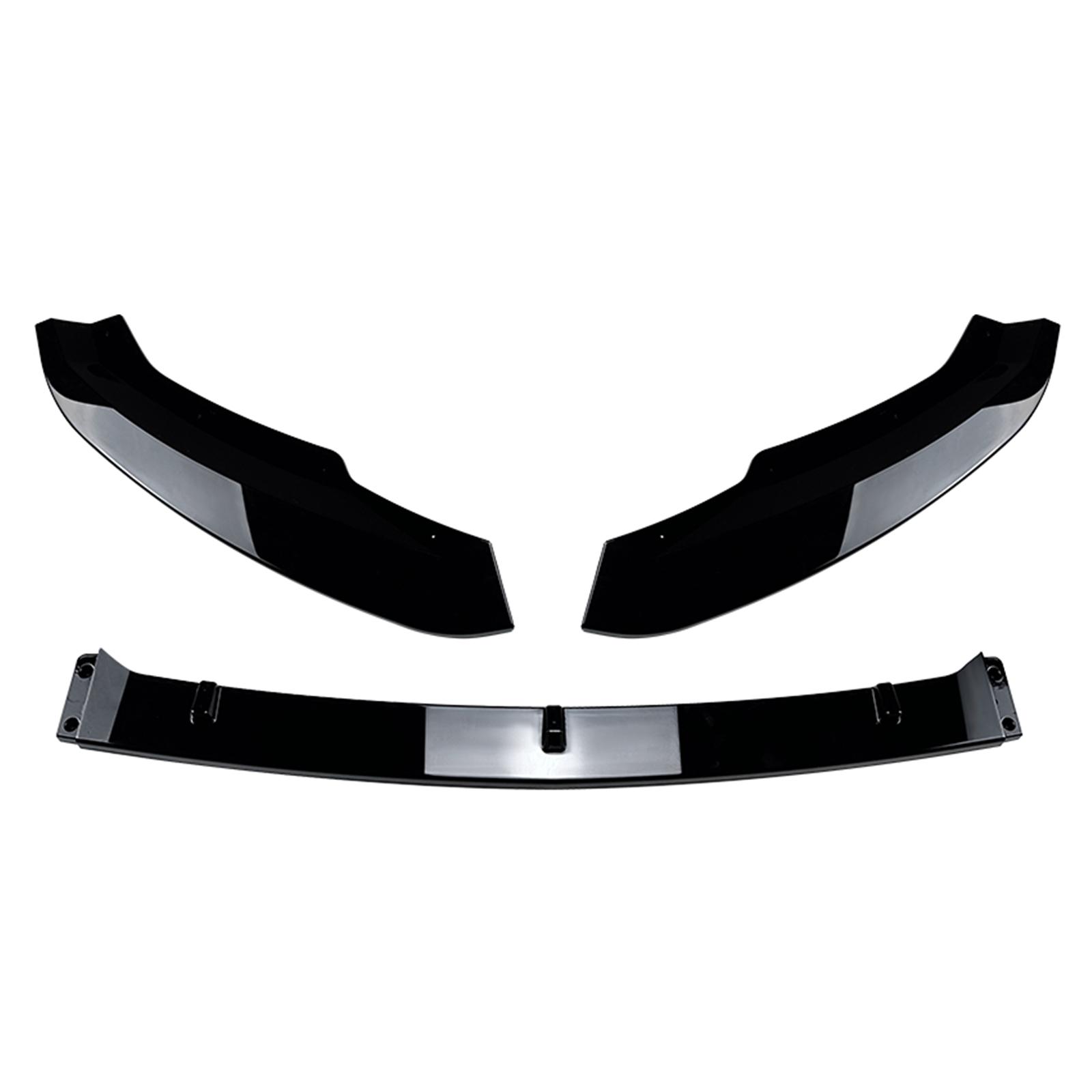 

Front Bumper Spoiler Lip For Skoda Superb B8 06.2016-2018 Gloss Black/Carbon Fiber Look Lower Splitter Blade Protector Body Kit