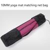 Yoga Mat Mesh Pouch Thickened Oxford Cloth Pocket Yoga Mat Mesh Pouch Backpack Convenient Mesh Yoga Mat Storage Pouch