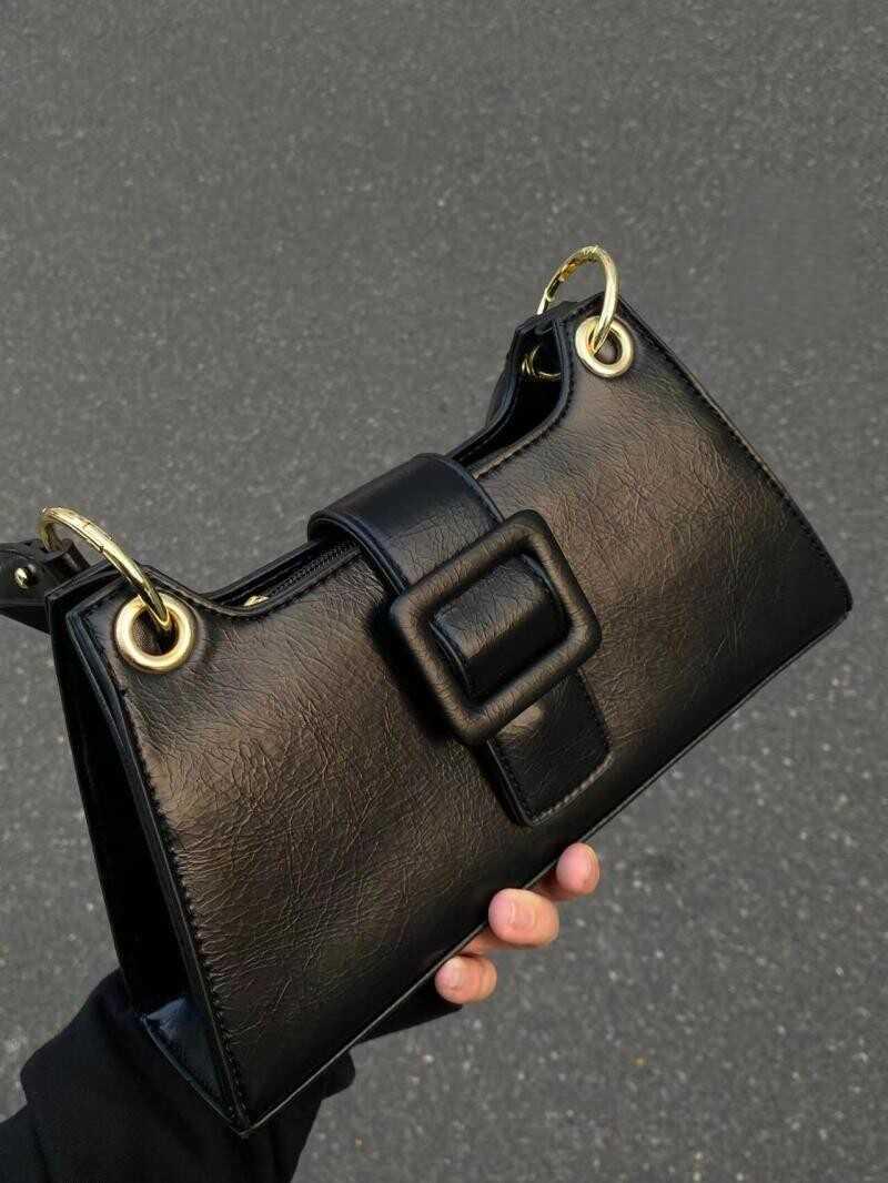 

Трендовая сумка кроссбоди и подмышечная сумка через плечо в стиле французский шик 2025 - Простой, модный, маленький квадратный дизайн для женщин