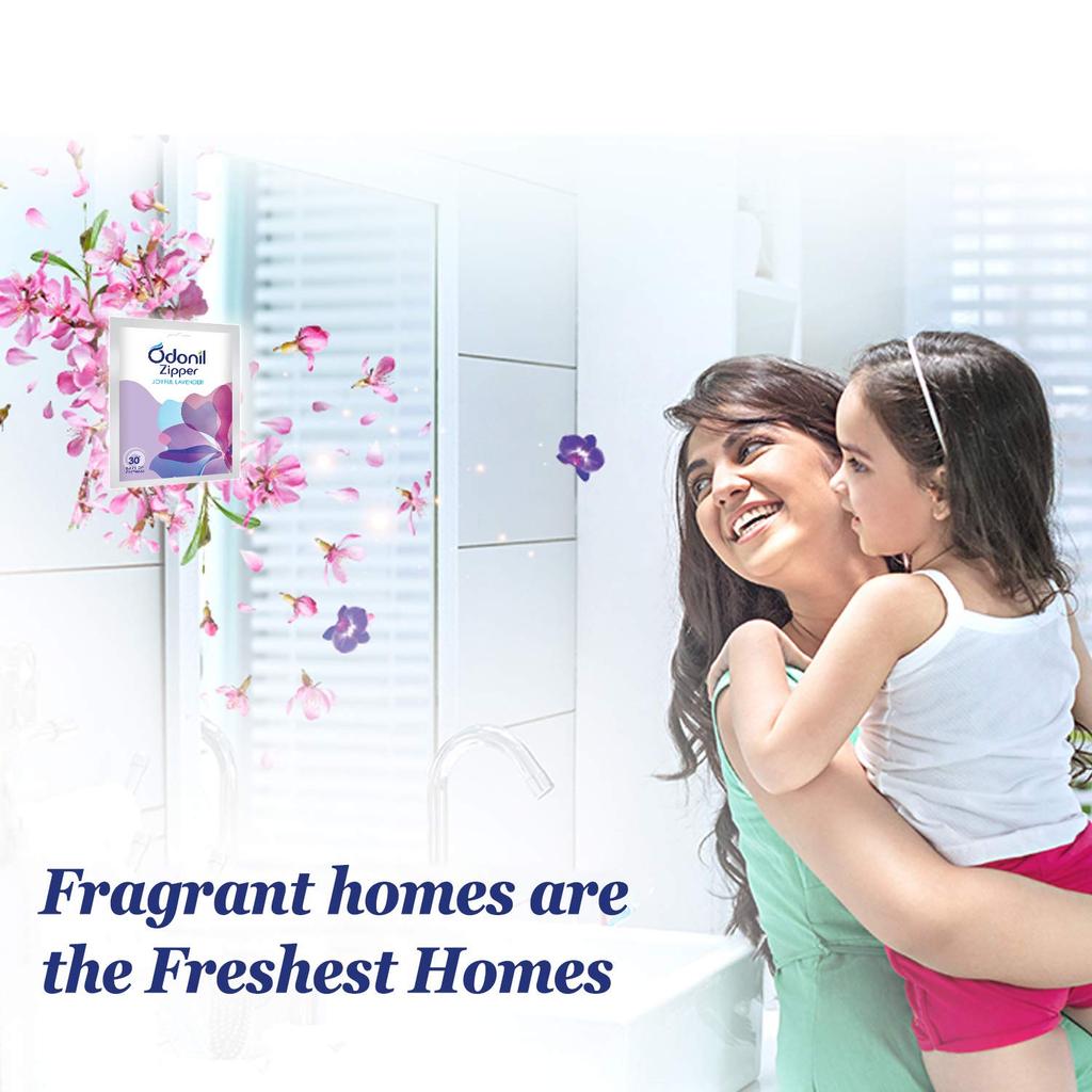 Odonil Zipper Mix Air Freshener Blocks 50g 10gx5 For Bathroom Toilet