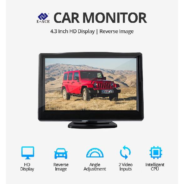 4.3 Inch Rear View Camera Monitor Screen Reversing Camera for Car Parking Parking System Camera for Vehicle