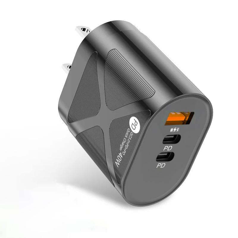 PD33W QC3.0 Multi-Port 65W GaN Fast Charger, 9V/12V US Standard
