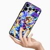 Phone Case for iPhone 12 Mini 7 6s 11 SE 14 13 Pro XS X XR 15 16Pro Max 16e 8 Plus Black Soft Shell Dragon Ball Saiyan Son Gohan