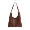 Casual design large capacity single shoulder fashion popular woven commuter simple retro tote armpit bag
