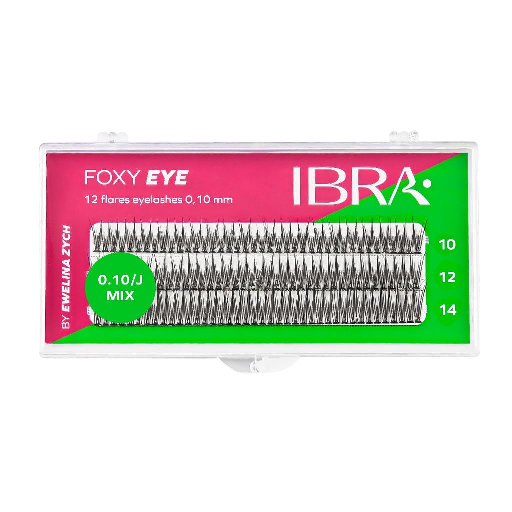 Ibra Foxy Eye Lash Clusters Mix, 120 Pcs