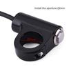 Motorcycle Handlebar Switch, 7/8 inch Handlebar Control Push Button Switch Weatherproof Aluminum Alloy Motorcycle Handlebar Mount Switch Button