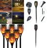 Charming 12 Led Solar Flame Torch Light For Stunning Backyard And Patio Illumination