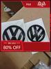 VW Polo Golf 4 5 Valve Stems Caps For VOLKSWAGEN VW 2Pcs Replace Car Front Radiator Grille Emblem 110mm + Rear Trunk Lid Badge 90mm Car Emblem Fo EP1