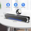 PHISSION USB-Powered Stereo Soundbar with AUX Connection for PC Speakers, TVs, Desktops, PCs, and Smartphones