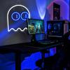Neon Ghost LED Halloween Decorative Lamp - Luminous Silhouette Light
