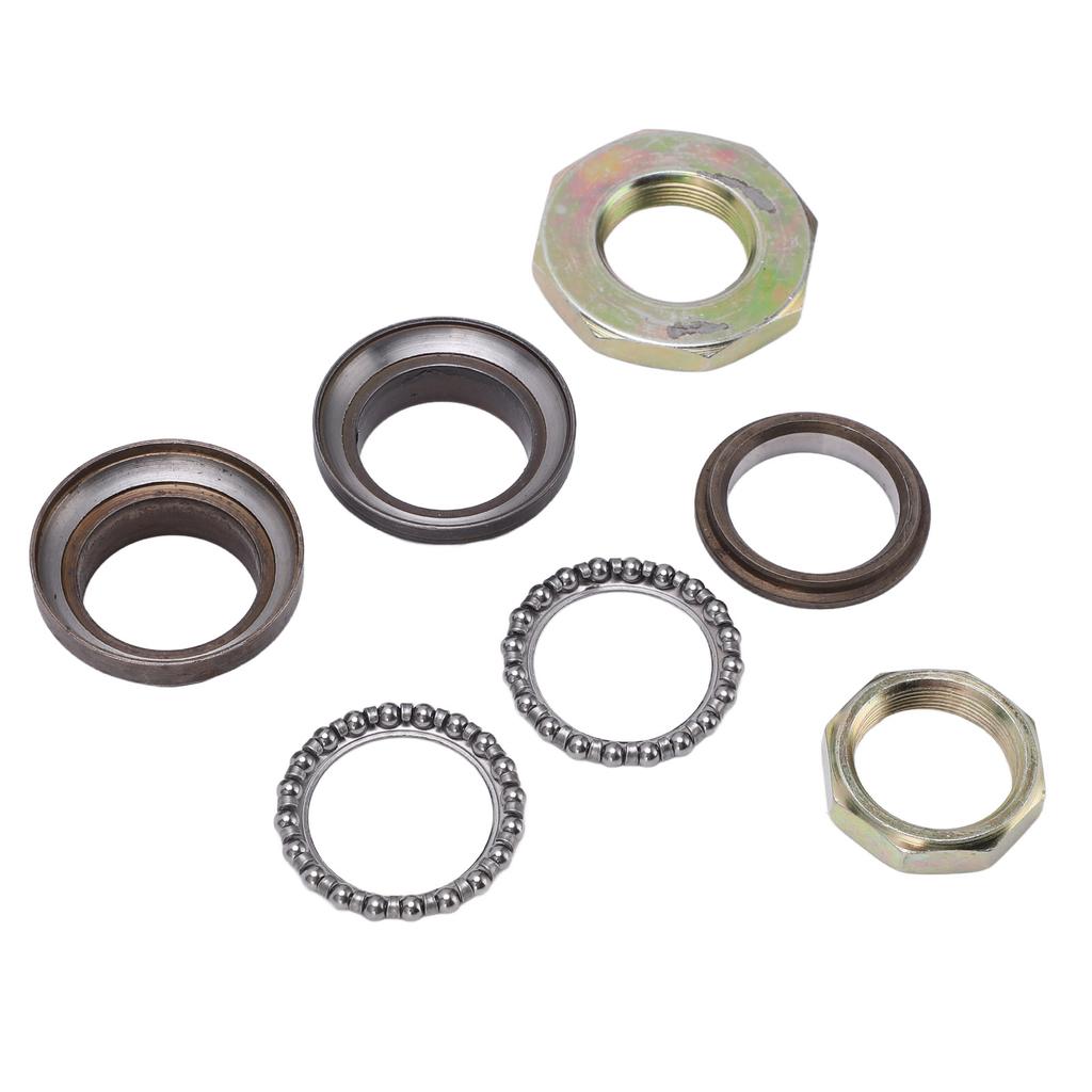 Motorcycle Front Fork Steering Stem Bearings Kit Steel Alloy for GY6‑50 60 80CC Go Karts Scooters ATV UTV