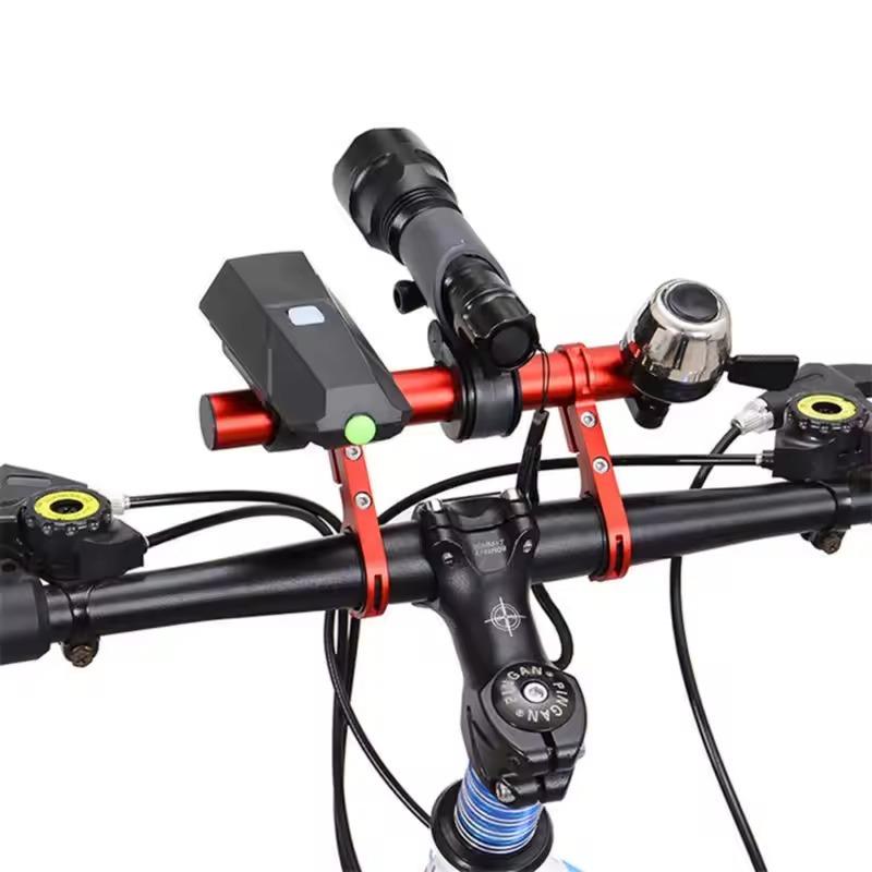 10/20/30cm Bicycle Handlebar Extended Bracket MTB Headlight Mount Extented Bar Road Mountain Bike Handlebar Extender Rack Parts
