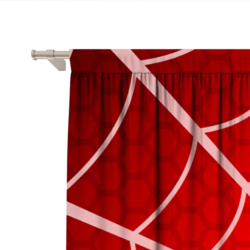 2PC Home Decoration Curtains With Animal Background And Rod Pocket Curtains, Kitchen, Coffee Shop, Living Room, Balcony, Garden