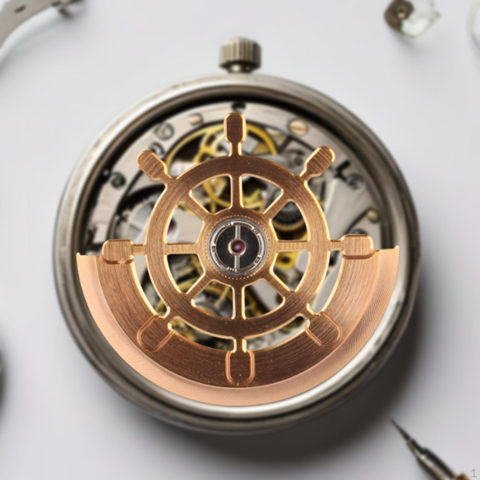 

Automatic Hammer Rotor Replacement Component for Watches NH39 NH35 7S36 6R35 4R36 розового золота