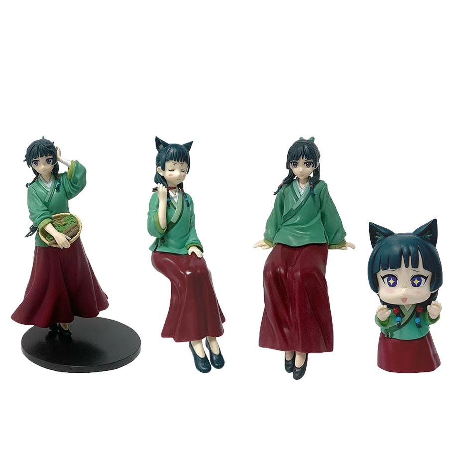 Q Toy Gift Version Anime The Apothecary Diaries Figure Maomi Action Figural Pvc Model Kawaii Car Decoration Doll Kids Christmas