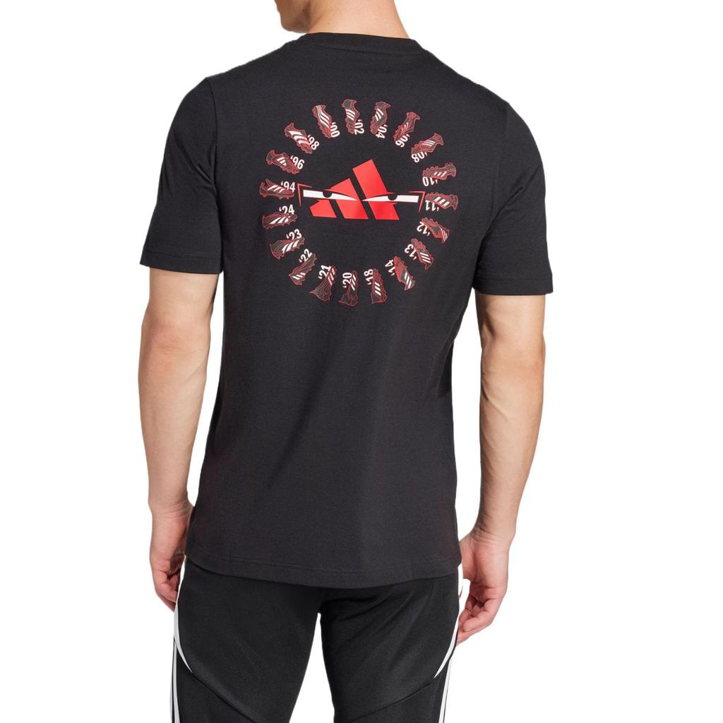 Adidas Predator History T-Shirt Comfortable Fashion Simple Versatile Short Sleeve Men Tops Black JD8217